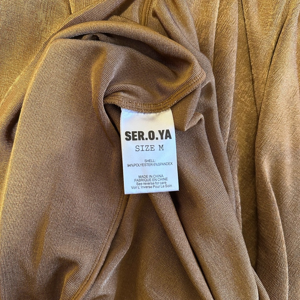 SER.O.YA Brown Top - Size M